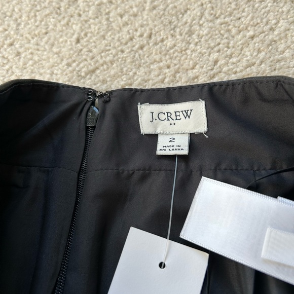 J crew Factory Black vegan leather mini skirt size 2 - Picture 5 of 7